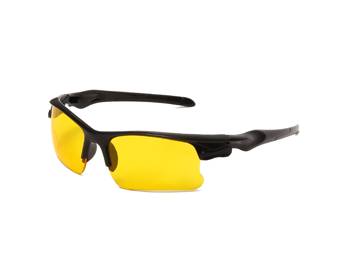 Gafas polarizadas de visión nocturna para coche, gafas de sol para conducir de noche, gafas de conductor negras y amarillas Chrui