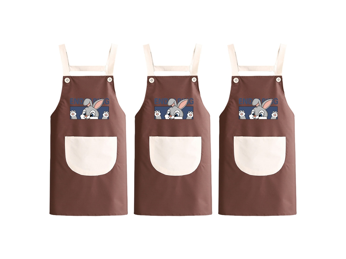 3 Piezas De Delantales De Cocina Impermeables En Pvc, Monos Profesionales Resistentes Al Aceite