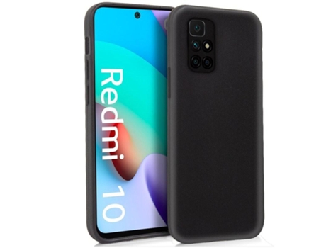 Funda COOL Silicona para Xiaomi Redmi 10 Negro