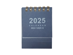 XYVONA Calendário De Mesa Pequeno 2024 2025 Mini Calendário Criativo Multiuso Caderno De Planos Agenda Diária Xyvona