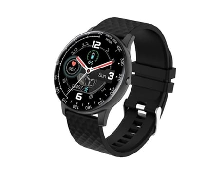 Reloj Inteligente H30 Tracker Reloj de Pulsera Pulsera Deportiva Rastreador de Actividad de frecuencia cardíaca para Hombres MujeresNegro AUJEZON