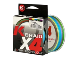 Trançado Kx4 150 M Transparente 0.100 Mmkolpo