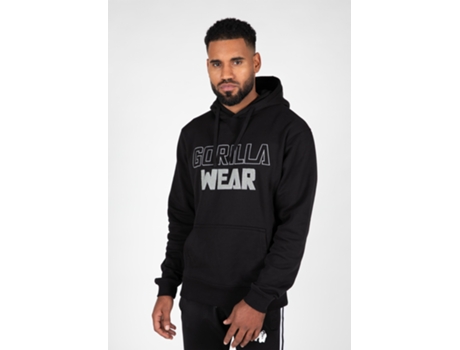 Sudadera con Capucha Unisex GORILLA WEAR Nan Negro (2XL)