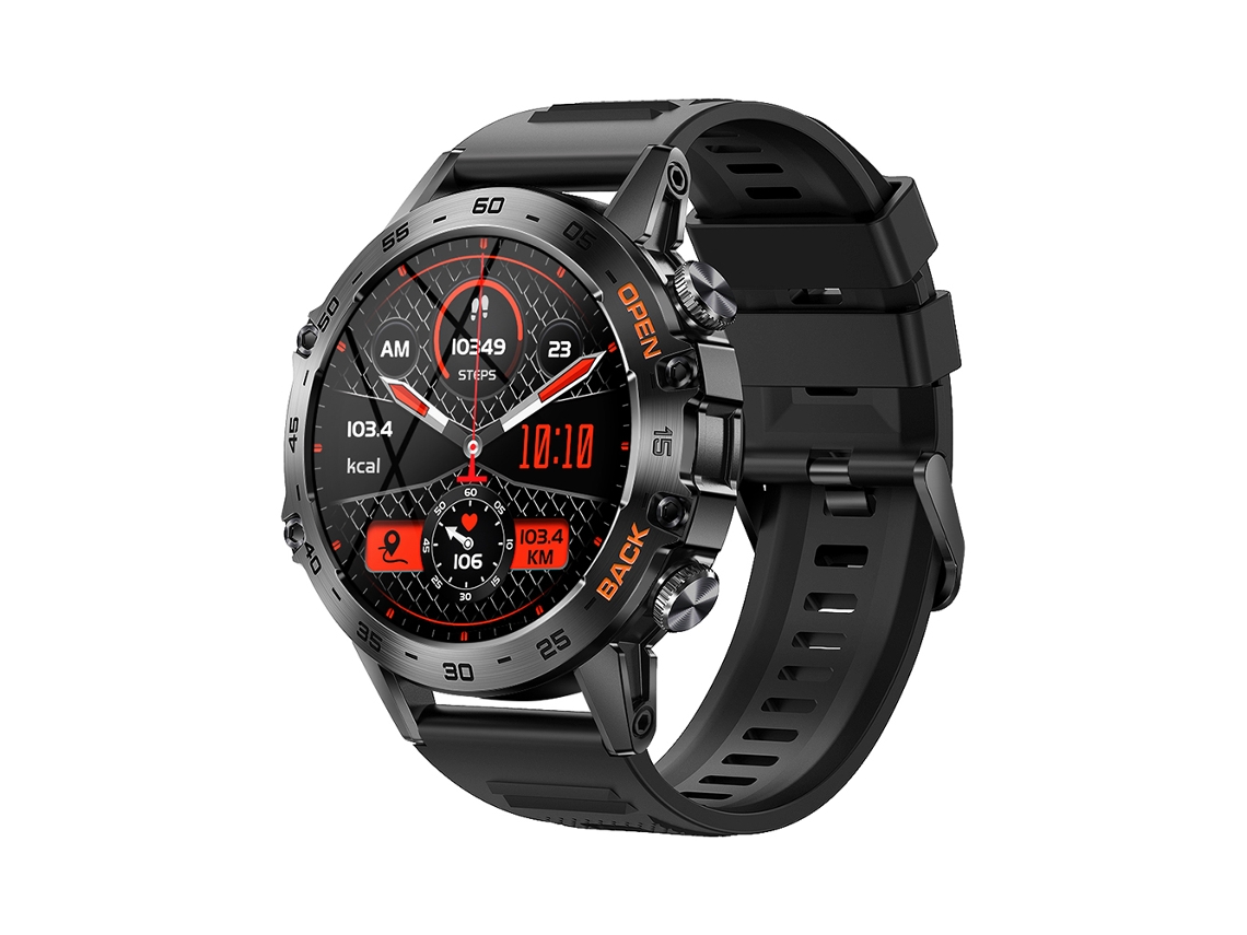 Reloj Inteligente K52 Con Llamadas Bluetooth, Pantalla Ips De 1,39", Monitor De Frecuencia Cardíaca Y Resistente Al Agua.