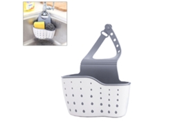 Organizador De Fregadero Ajustable Con Desagüe Para Esponjas, Jabón Y Utensilios De Cocina Y Baño.