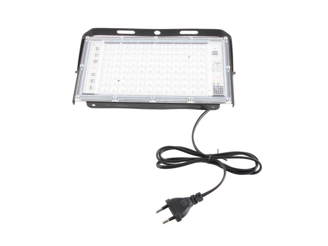 Rebe-luz De Inundación Uv 395nm 100w Impermeable Ip66 Para Fiestas Escenario Decoración Halloween 220v Plug Eu Interior Exterior