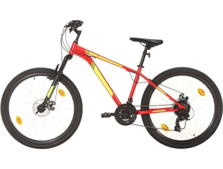 Bicicleta Montaña Vidaxl 21 velocidades 275 pulgadas rueda 38