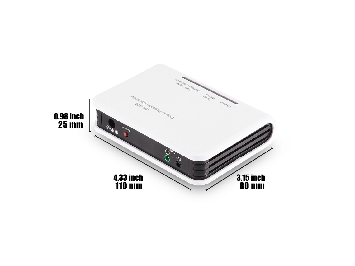 Controlador de repetidor de radio dúplex con 2 cables con conector K