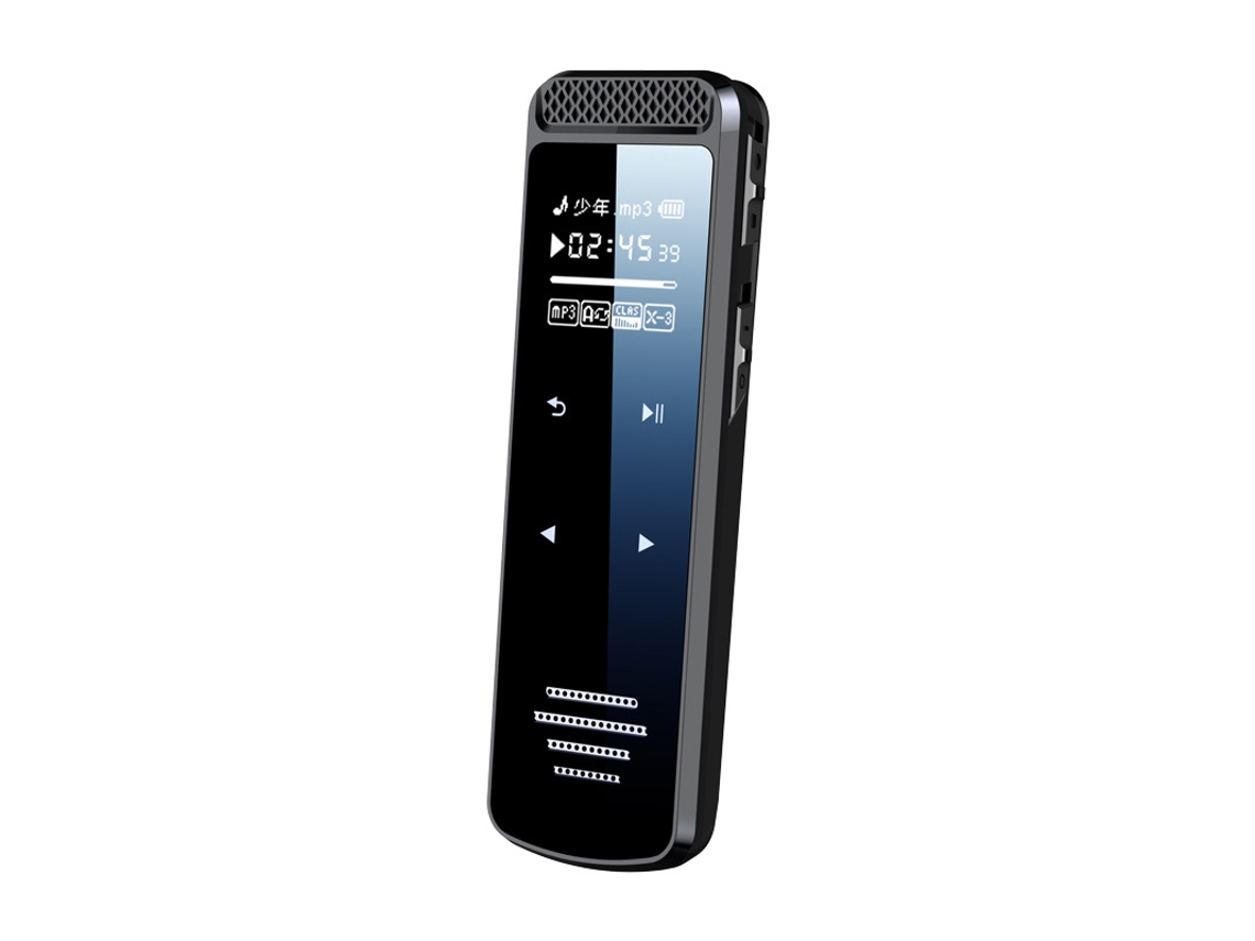 YUYSAN Q55 Grabadora de Audio Voz a Texto Mp3 Ai Grabadora Inteligente de Control de Reducción de Ruido de Alta Definición 8Gb