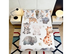 Estampado Microfibra Microfibra Diseño Almohada Juego Color 200x25cm