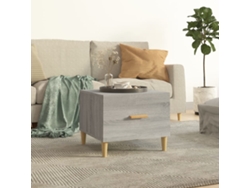 Mesa de Centro de Apoyo 50X50X40 Cm Derivados de Madera Gris Sonoma