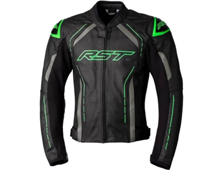Chaqueta de Hombre para Motociclismo RST Cuero Ce Piel Verde (M)
