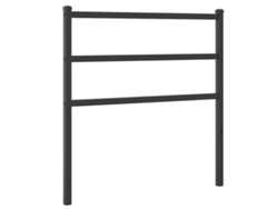 Maison Exclusive - Cabecero De Repuesto De Metal Negro 90 Cm