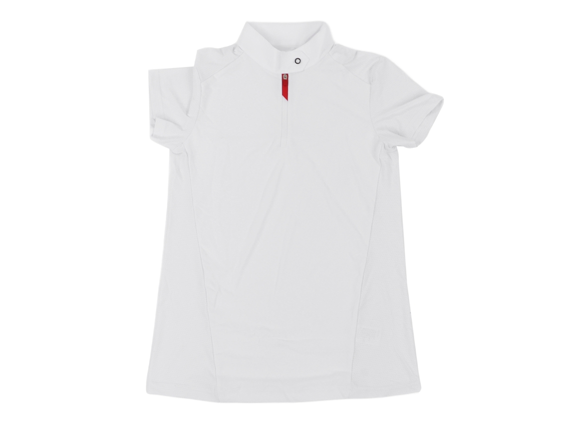 Maillot De Equitación Infantil Con Tejido Elástico Y Transpirable, Manga Corta, Talla Xl.