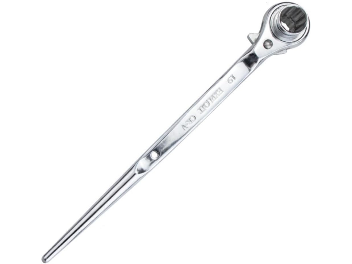 Llave De Carraca Industrial Acero Para Tornillos 17–19 Mm/19–22 Mm Mecánicos Y Aficionados Al