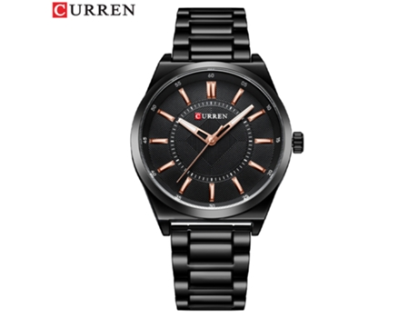 Relojes para Hombre Reloj con Correa para Hombre Relojes de Pulsera de Negocios de Cuarzo Impermeables para Hombre-Concha Negra Negra LUUCOZK