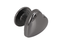 20 Remaches Decorativos De Metal En Forma De Corazón De 10 Mm Con Tornillos Ph Para Proyectos De Cuero.