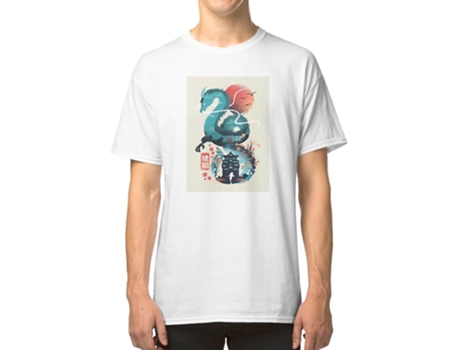 Camiseta ROCKINSTONE The Dragon Myth Away Algodón para Hombre (L)