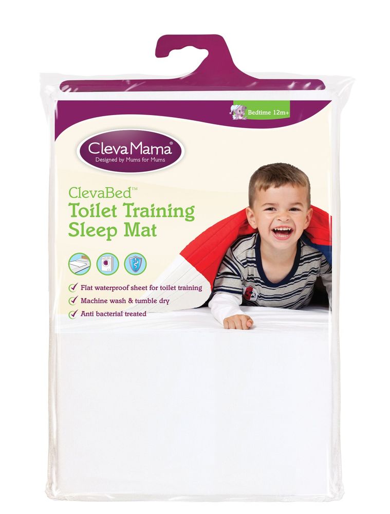Clevamama Empapador Cama impermeable protector de 90x70 cm blanco