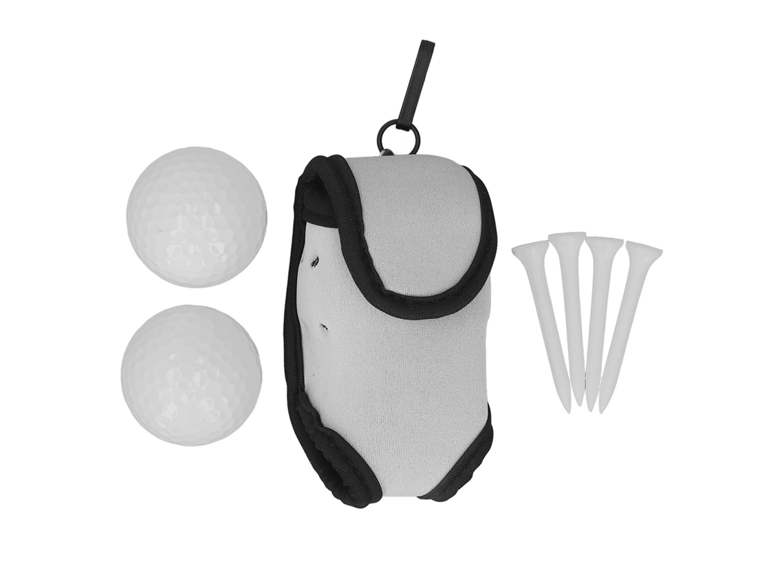 2026-bolsa Cintura Para Golf Con Portabolas Y Portatijeras Accesorios Deportivos Neopreno Gris