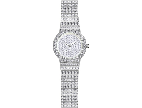 VEANXIN Crystal Diamonds Reloj de pulsera elegante para mujer con esfera pequeña ultrafina-oro rosa blanco