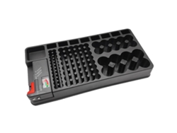 Soporte Organizador De Pilas Con Compartimento Para Pilas Aaa, Aa, Cd Y 9v.
