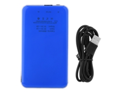 Batería Portátil De Carga Inalámbrica Azul Segura 6000mah Qi Carga Rápida Inalámbrica Portátil
