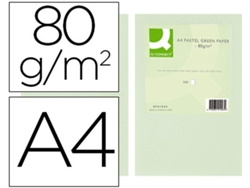 Papel Color Q Connect Din A4 80 Gr Verde Pack De 500 Hojas