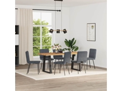 Maison Exclusive - Sillas De Comedor 6 Unidades Terciopelo Gris Oscuro