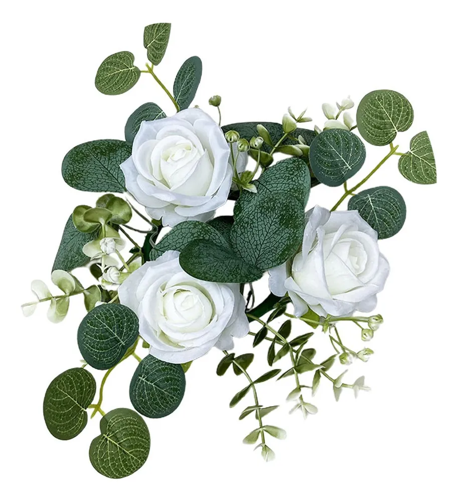 Nuevos anillos para velas y guirnaldas florales artificiales Paravayotoy