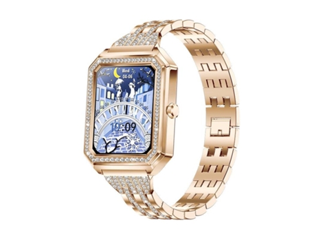 Reloj Inteligente para Mujeres para Responder/Hacer Llamadas, Pantalla Táctil de 1.59, Relojes Inteligentes con Monitor de Frecuencia Cardíaca, SpO...