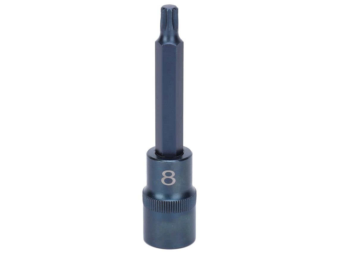 Llave De Impacto Rápida De 12 Caras Con Vaso Para Puntas, Acero Aleado S2, Herrajes Para Herramientas Anti-morado.