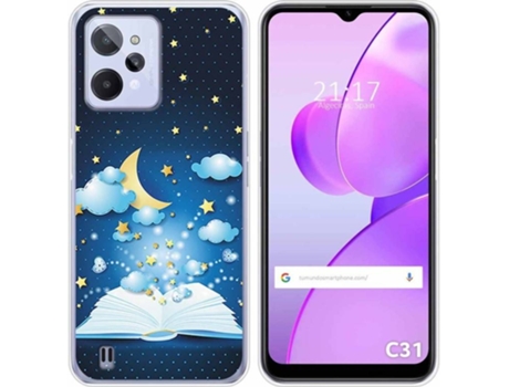Carcasa para Realme C31 TUMUNDOSMARTPHONE Dibujos Libro Cuentos Multicolor