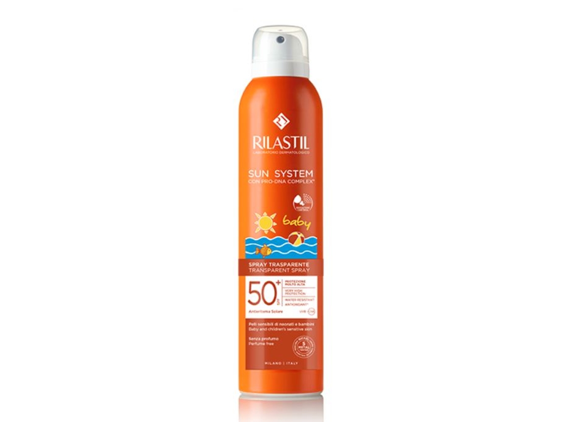 Sun System Baby Spray Transparente Spf50 200 Ml Rilastil Rilastil