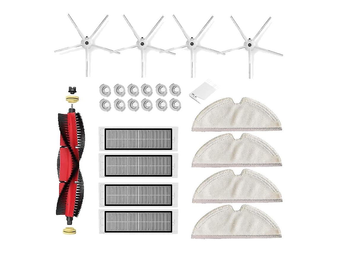 Repuestos Kit de paño de fregona Cepillo Filtro HEPA Compatible con Xiaomi Roborock