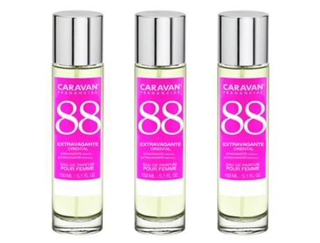 3x Perfume de Mujer Nº88 150ml CARAVAN