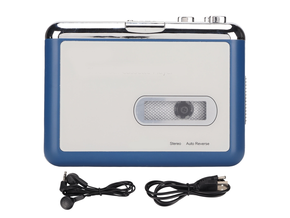 Player de Fita EOOCOO (bluetooth 4.2 Jack 3.5mm)