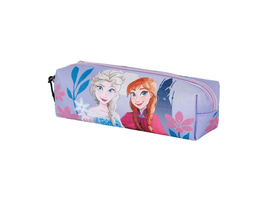 Disney Frozen 2 Dear Estuche Portatodo Cuadrado FAN 2.2, Lila KARACTERMANIA
