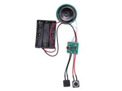 Módulo de voz grabable Danu para tarjetas de felicitación, 30 segundos, funciona con pilas AAA de 4,5 V, chip de sonido nítido.