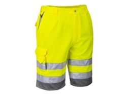 Bermudas De Alta Visibilidad De Polialgodón Para Verano Naranja Marino / Xs