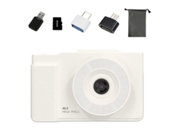 Microcámara digital individual con pantalla abatible HD, zoom 16x, luz de relleno LED y tarjeta de memoria de 32 g Cuich