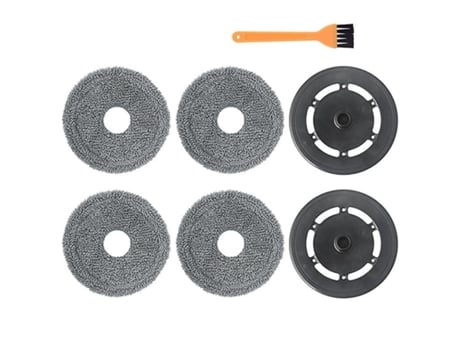 Peças para suporte de pano de limpeza ecovacs peça de reposição cinza