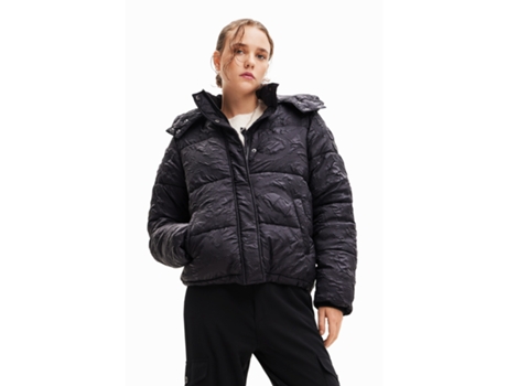 Chaqueta de plumón texturizado para mujer DESIGUAL