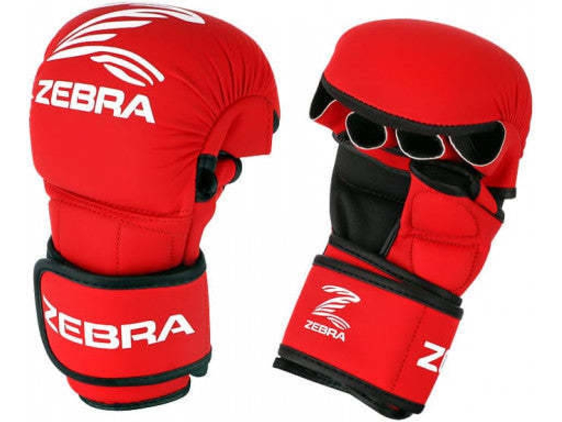 Guantes De Combate ZEBRA Sparring (Rojo - L)