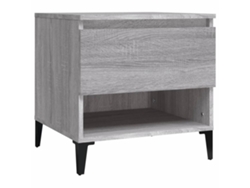 Maison Exclusive - Mesa Auxiliar De Madera Contrachapada Gris Sonoma 50x46x50 Cm