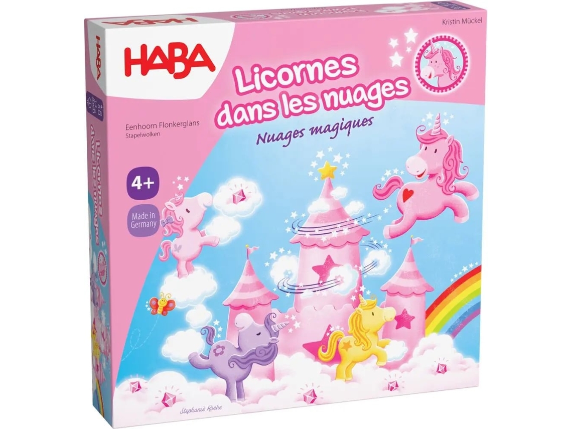 Juego de mesa Haba Unicornios en las Nubes, Juego Educativo de Nubes Mágicas
