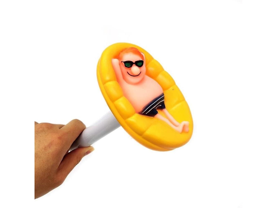 Termómetro flotante de piscina con dibujos animados, termómetro de plástico para piscina, termómetro para bañera GOKOCO