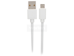 Cable LORENZB USB-A P/MICRO-USB 2M Blanco