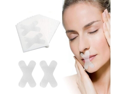 100 unidades de tiras adhesivas orales antironquidos para facilitar la respiración nasal y el sueño. TAISHENGDA
