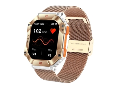 Reloj inteligente para hombre, relojes impermeables, Monitor de salud militar, voz AI, Bluetooth, llamada, reloj inteligente, brújula de aire de al...
